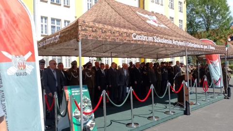 Uroczysty apel w Centrum Szkolenia Artylerii i Uzbrojenia w Toruniu/fot. Michał Zaręba