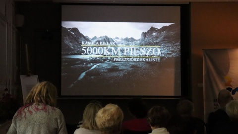 Podróżniczka Kamila Kielar była pierwszym gościem projektu „Górskie opowieści” w Bibliotece Miejskiej im. Kasprowicza w Inowrocławiu/fot. materiały organizatorów