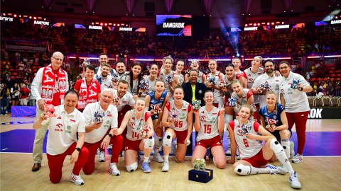 Polki w półfinale Ligi Narodów. Fot: FIVB