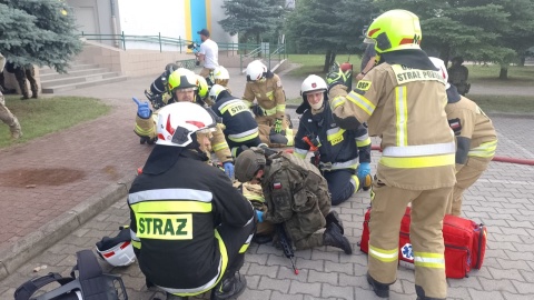 Terytorialsi wzięli udział w ćwiczeniach na terenie Zespołu Szkół w podtoruńskim w Czernikowie/fot: Michał Zaręba