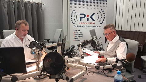 Zbigniew Ostrowski, wicemarszałek województwa i prezes Towarzystwa Miłośników Miasta Bydgoszczy w „Rozmowie Dnia" PR PiK/fot. Radosław Łączkowski