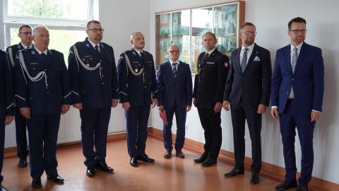 Uroczysta zbiórka w KMP w Bydgoszczy/fot. KMP w Bydgoszczy