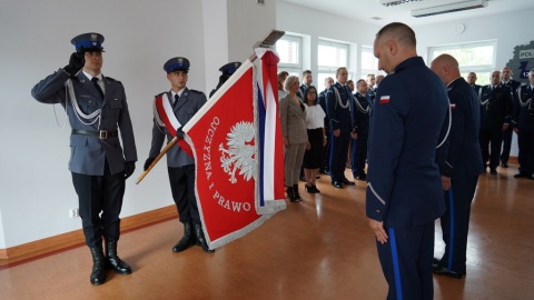 Uroczysta zbiórka w KMP w Bydgoszczy/fot. KMP w Bydgoszczy