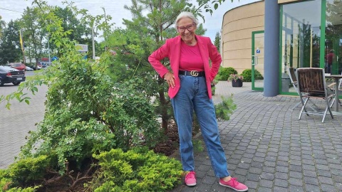 Teresa Godlewska podczas pobytu w Bydgoszczy/fot. Bogumiła Wresiło