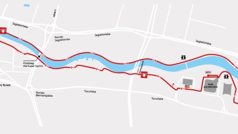 Trasa biegowa/mat. ZDMiKP w Bydgoszczy