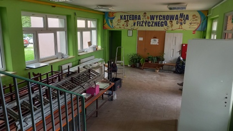 Remonty trwają m.in. w V Liceum Ogólnokształcącym w Bydgoszczy/fot. Tatiana Adonis
