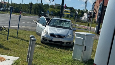 Potrącony mężczyzna trafił do szpitala/fot. Bydgoszcz998, Facebook