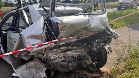 W środę (17 lipca), kilka minut przed 15:00 na drodze krajowej numer 15 w miejscowości Małki doszło do zdarzenia drogowego, w którym udział brało 5 samochodów/fot. Policja