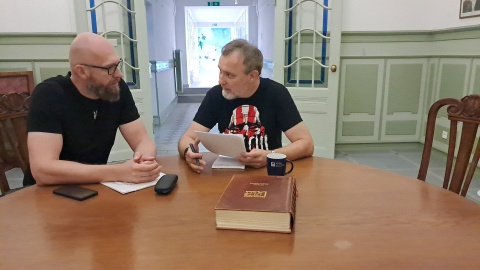Krzysztof Wiśniewski (z lewej) i Maciej Wilkowski/fot. Radosław Łączkowski