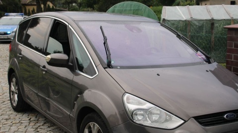 Jak się okazało, pojazd został skradziony w Niemczech/fot. materiały policji