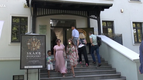 Tłumy na otwarciu wystawy skarbu bydgoskiego (Foto: Janusz Wiertel)