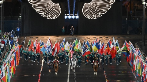 W Paryżu odbyła się ceremonia otwarcia Igrzysk Olimpijskich/fot: PAP
