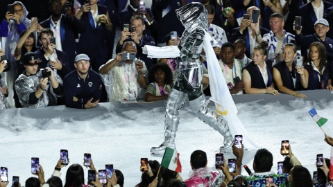 W Paryżu odbyła się ceremonia otwarcia Igrzysk Olimpijskich/fot: PAP