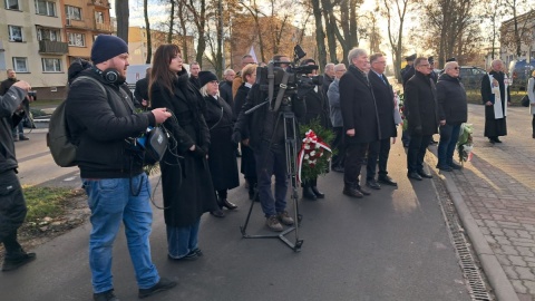 Rocznica wprowadzenia stanu wojennego - uroczystość w Potulicach/fot. Damian Klich