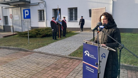 Rocznica wprowadzenia stanu wojennego - uroczystość w Potulicach/fot. Damian Klich