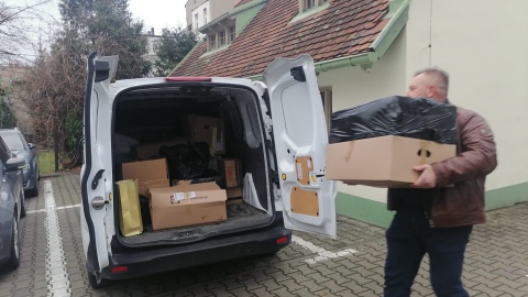 Dary to efekt zbiórki dla powodzian, która odbyła się w naszej rozgłośni od 14 października do 5 listopada/fot. Monika Siwak