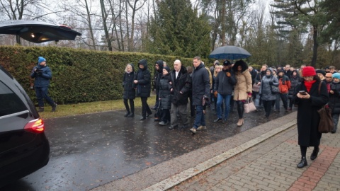 Uroczystości pogrzebowe Stanisława Tyma/fot. Albert Zawada, PAP