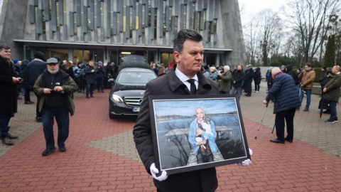 Uroczystości pogrzebowe Stanisława Tyma/fot. Albert Zawada, PAP