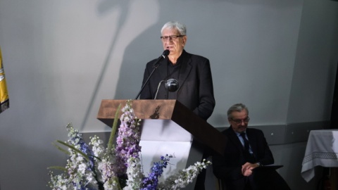 Uroczystości pogrzebowe Stanisława Tyma/fot. Albert Zawada, PAP