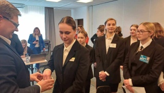 Recepcja i restauracja  tu klient ocenia hotel. Ogólnopolska olimpiada w Bydgoszczy [zdjęcia]