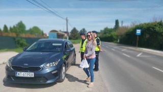 Badali alkomatem, a trzeźwym wręczali upominki. Akcja na ulicach Koronowa