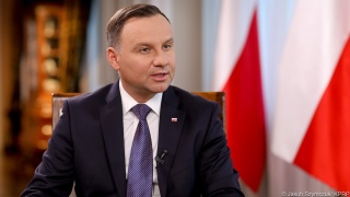Pałac Prezydencki: spotkanie w cztery oczy prezydenta Dudy i premiera Tuska