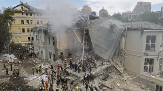Dziesiątki ofiar ataku rakietowego na Ukrainę. W Kijowie ostrzelano szpital dziecięcy