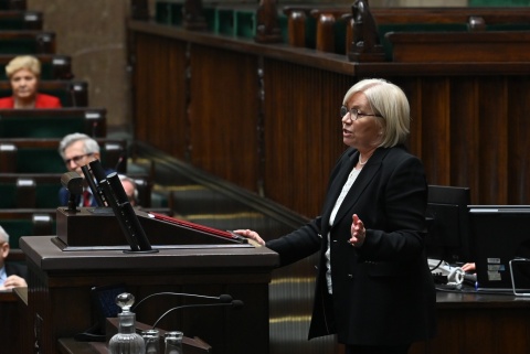 Julia Przyłębska: podjęta przez Sejm uchwała w sprawie TK jest pogwałceniem prawa