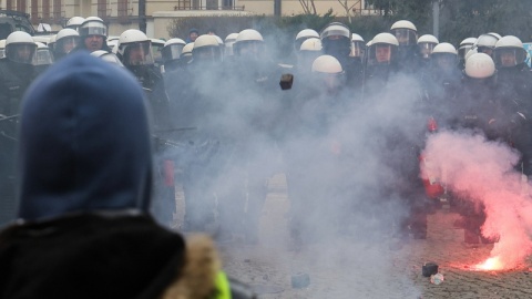 Policja: Zarzuty dla 14 osób zatrzymanych po protestach rolników w Warszawie