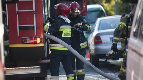 Tragedia w Brodnicy. W spalonej przyczepie znaleziono ciało mężczyzny