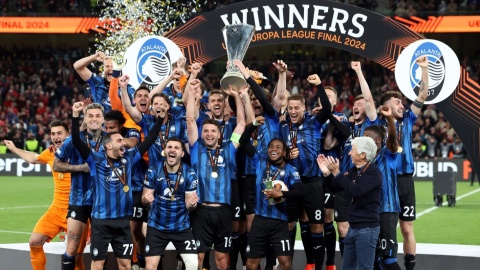Koniec serii Bayeru Leverkusen Atalanta wygrała Ligę Europy, hattrick Lookmana w finale