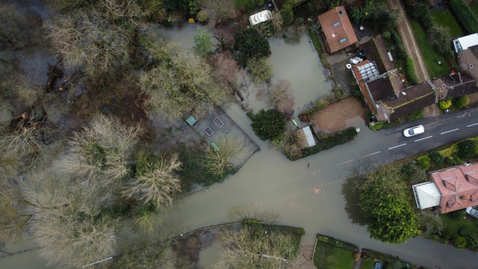 Powódź w Wielkiej Brytanii/fot. PAP/EPA/ADAM VAUGHAN