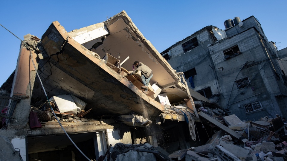 Wojna w Strefie Gazy/fot. PAP/EPA/HAITHAM IMAD