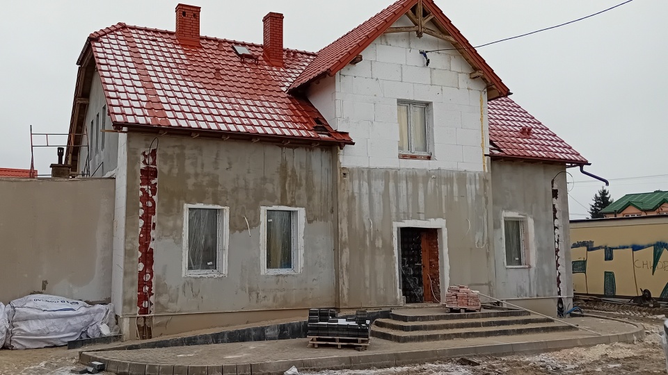 Remont budynku byłego przedszkola dobiega końca. Wkrótce otwarcie komisariatu policji/fot. Marcin Doliński