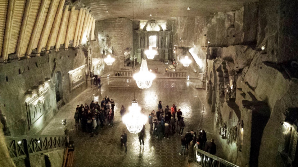 Podziemna kaplica św. Kingi w kopalni soli w Wieliczce/fot. LoMit, Wikipedia
