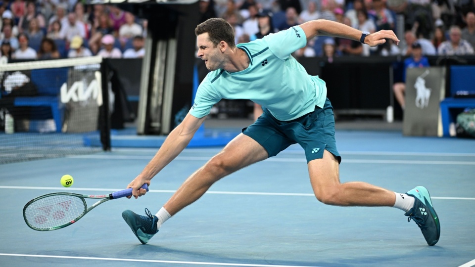 Hubert Hurkacz /fot. James Ross, Australia and New Zealand/ PAP/EPA.