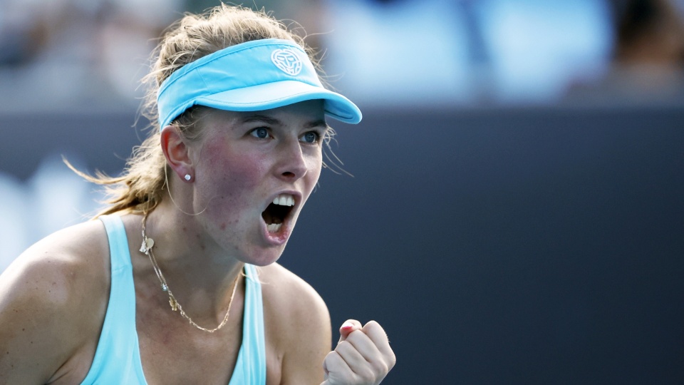 Magdalena Fręch po raz drugi wystąpi w trzeciej rundzie imprezy wielkoszlemowej. Za to po raz pierwszy w Australian Open. Pochodząca z Łodzi tenisistka zmierzy się z Rosjanką Anastazją Zacharową/fot: PAP, Mast Irham