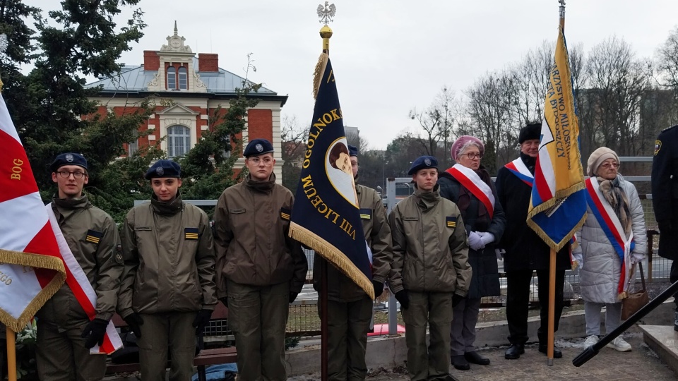 Uroczystość pod pomnikiem Najświętszego Serca Pana Jezusa w Bydgoszczy/fot. Elżbieta Rupniewska