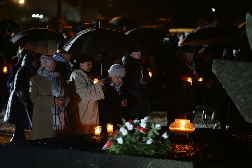 Uroczystości 79. rocznicy wyzwolenia obozu Auschwitz II-Birkenau/fot. Jarek Praszkiewicz, PAP