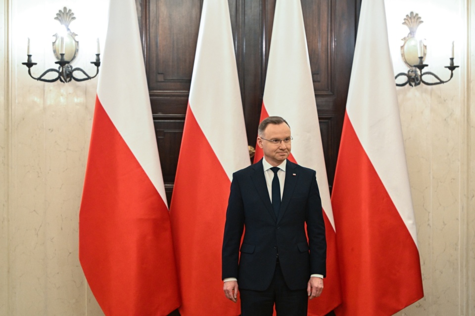 Prezydent Andrzej Duda, 30 stycznia/fot. Radek Pietruszka, PAP