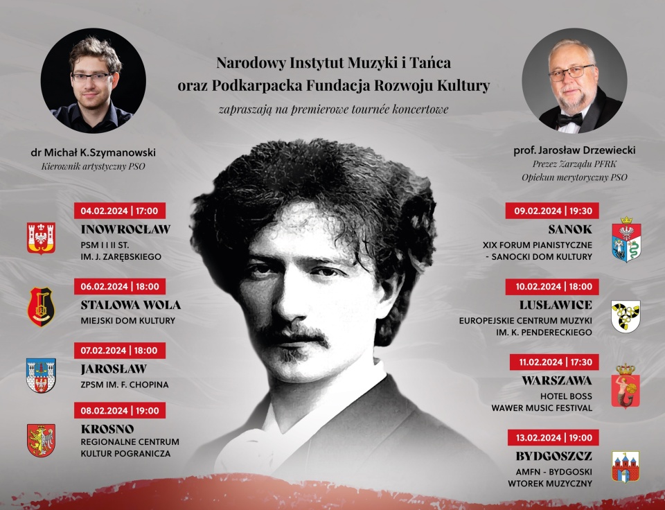 Paderewski Symphony Orchestra zagra osiem koncertów w regionie/mat. organizatorów