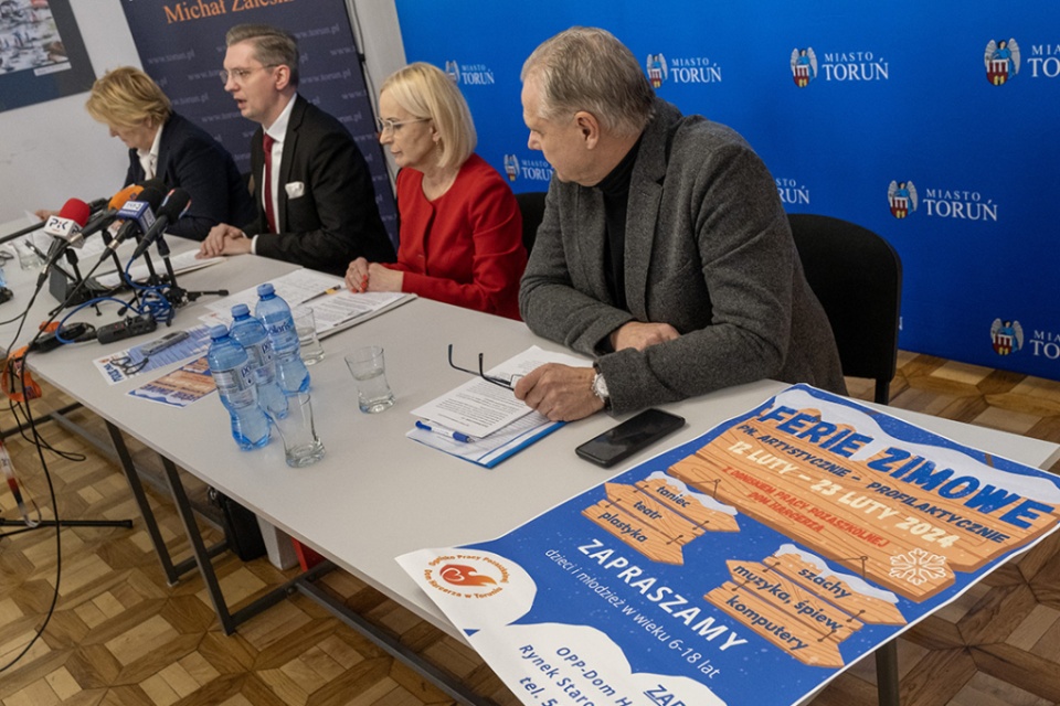 Toruń przedstawił ofertę na zbliżające się ferie zimowe/fot: Wojtek Szabelski, torun.pl