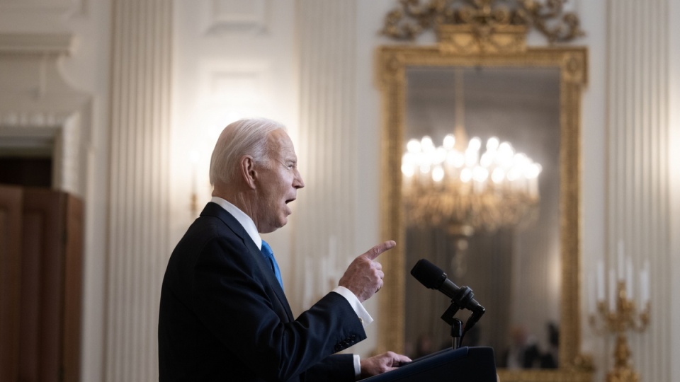 Prezydent USA Joe Biden/fot. PAP/EPA/MICHAEL REYNOLDS/ POOL