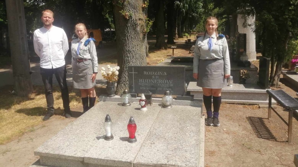 Grób Władysława Budnara znajduje się w Inowrocławiu, na cmentarzu przy ul. Marulewskiej/fot. Powiat Inowrocławski, Facebook