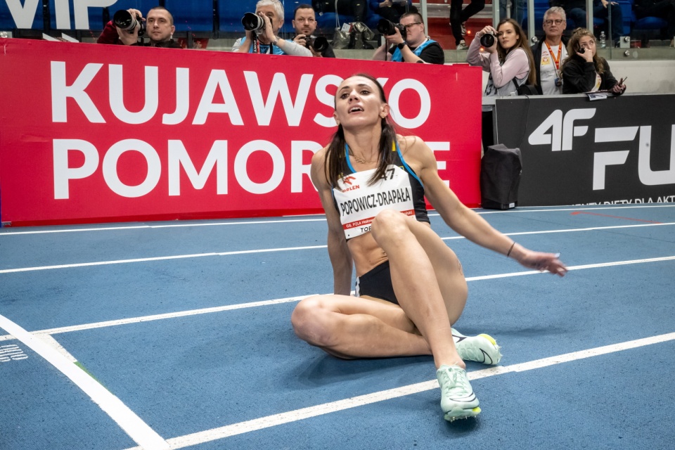 Marika Popowicz-Drapała potwierdziła, że na 400 metrów zalicza bardzo szybki rozwój/fot.: PAP/Tytus Żmijewski
