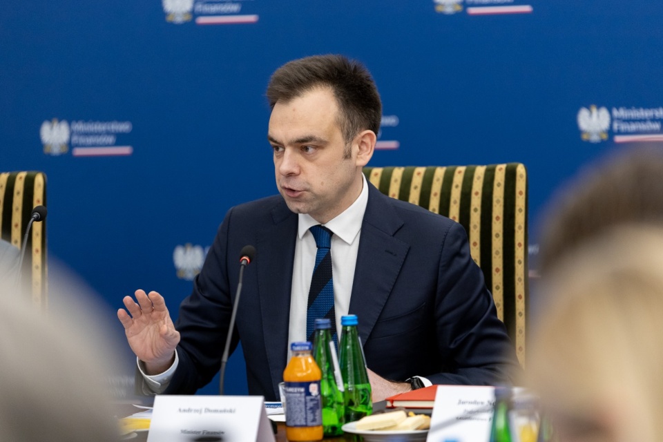 Minister Finansów Andrzej Domański przyznał, że w przyszłym tygodniu może zapaść decyzja w sprawie zerowego stawki VAT na żywność/fot: Facebook, Andrzej Domański