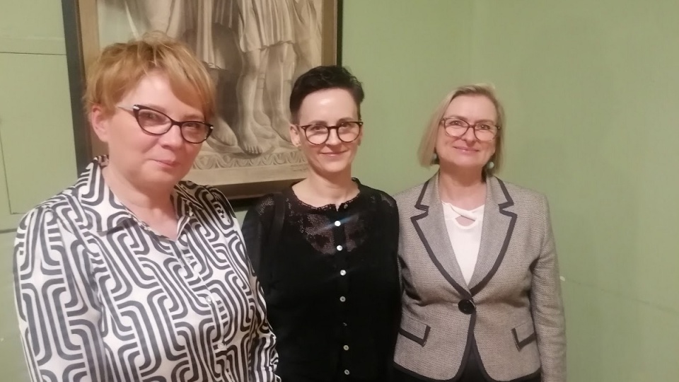 Od lewej: Krystyna Łatyszkiewicz, Zofia Milewska i Anna Rekowska/fot. Magdalena Gill