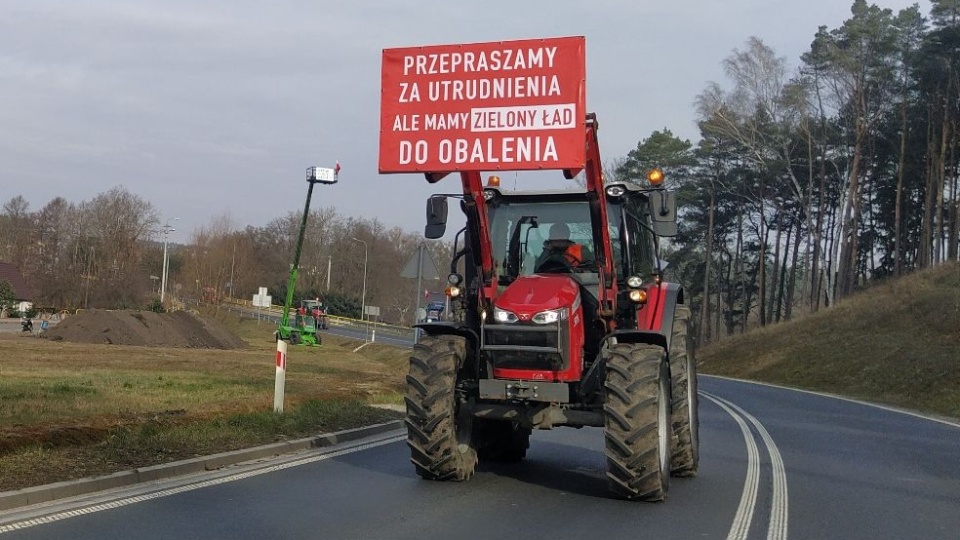 Protest rolników w Tucholi/fot. Marcin Doliński