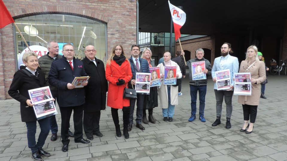 Aleksandra Myszke to kolejna kandydatka na urząd prezydenta Włocławka. Działaczka Polskiej Lewicy zaprezentowała swój program/fot: Marek Ledwosiński