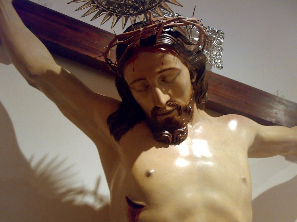 Jezus ukrzyżowany, rzeźba José Lujána Péreza, 1793, Las Palmas Cathedral/fot. Jafd88 - Own work, CC BY-SA 3.0